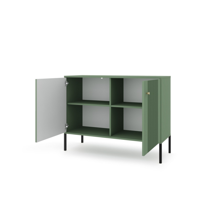 Kommode LUE grün/schwarz