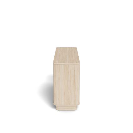 Kommode MADERA 160x75 cm Weiß-Eiche