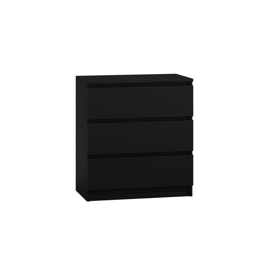 Kommode MALWA 77x70 cm schwarz