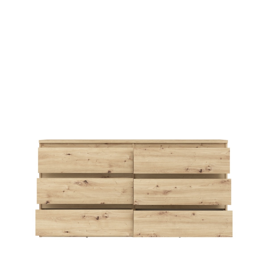 Kommode MAO mit Schubladen, Artisan-Eiche