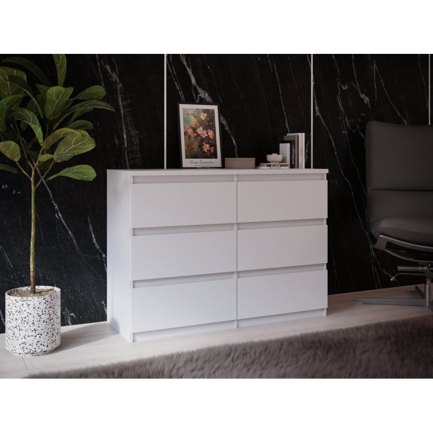 Kommode MAO mit Schubladen, weiß