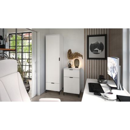 Kommode mit Schublade LORA weiß