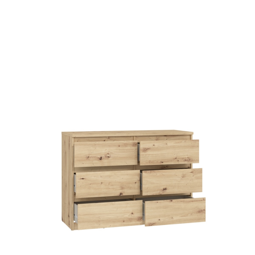 Kommode mit Schubladen MAO Artisan-Eiche