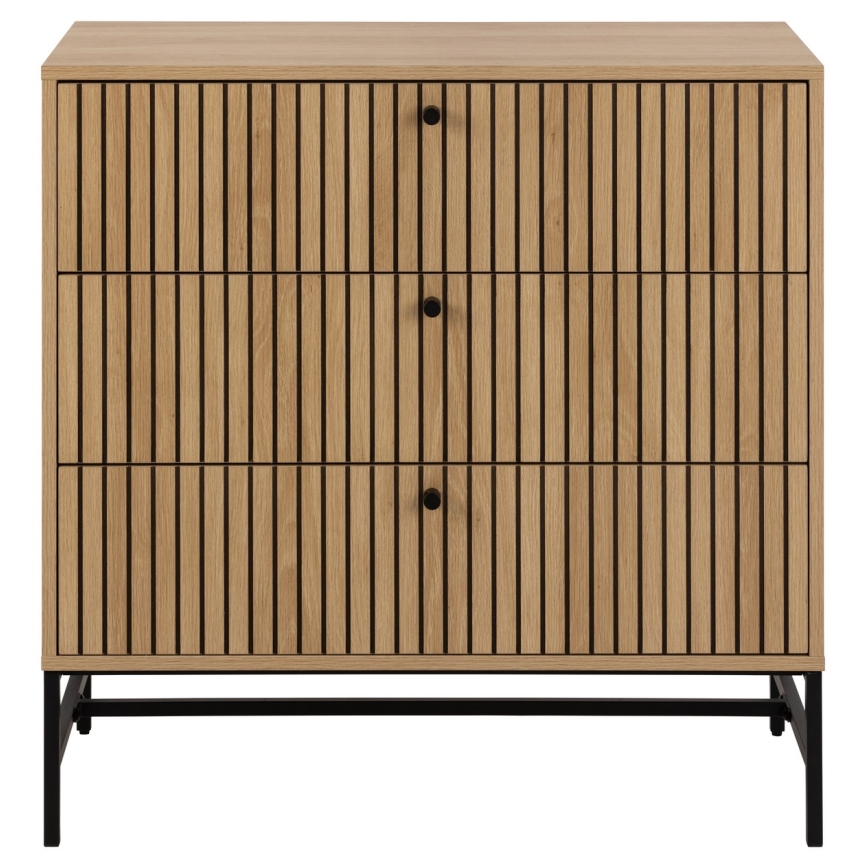 Kommode mit Schubladen OLIVIA Eiche