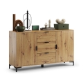Kommode mit Schubladen und Türen LORA Artisan-Eiche