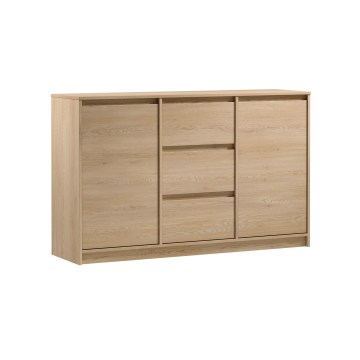 Kommode MIYABI 138x86x40 cm Eiche Cremona
