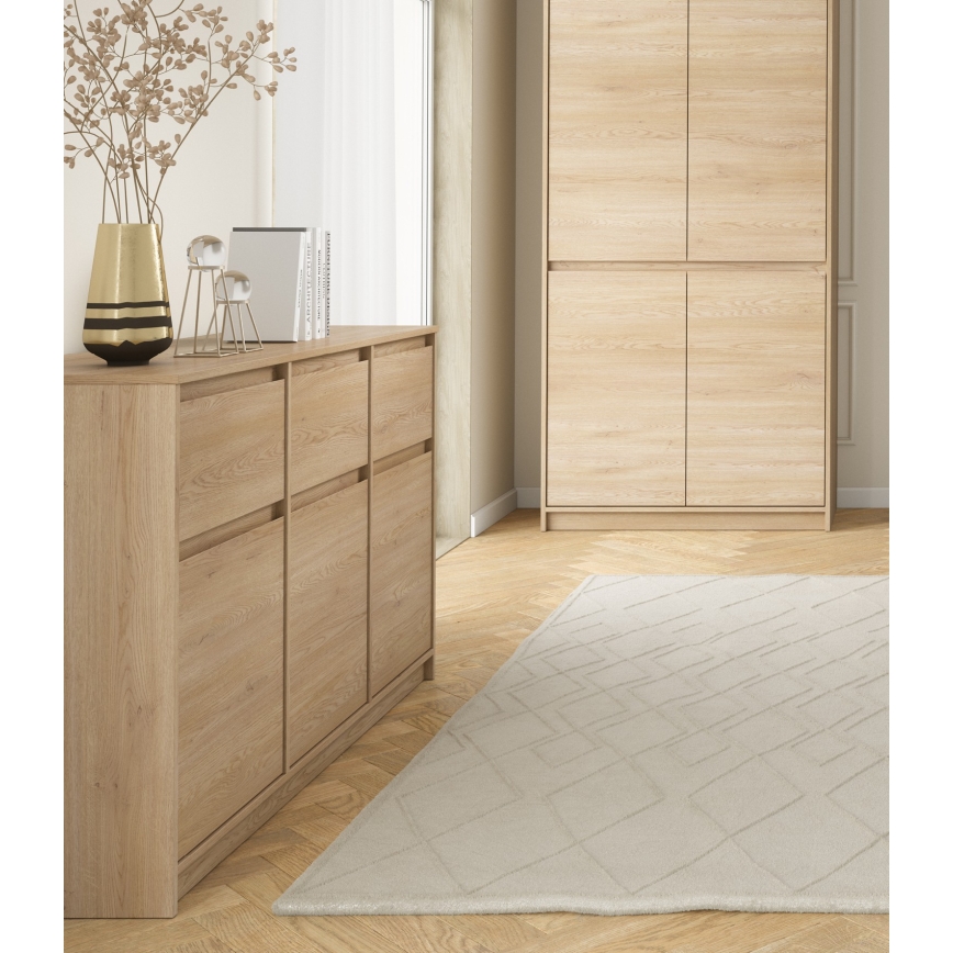 Kommode MIYABI 138x86x40 cm Eiche Cremona