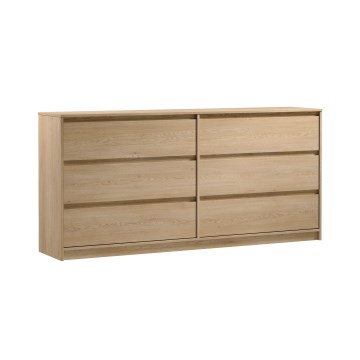 Kommode MIYABI 181x86x40 cm Eiche Cremona