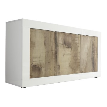 Kommode NERILA weiß/braun