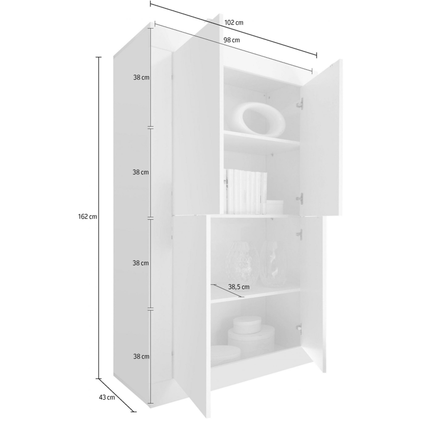 Kommode NERILA, weiß