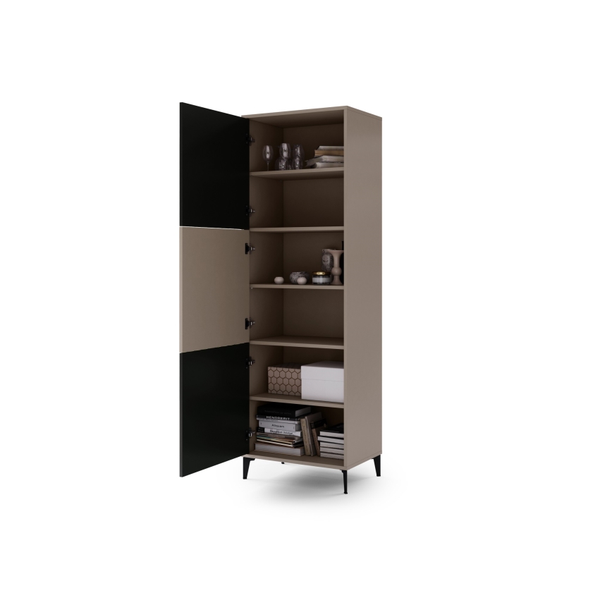 Kommode RONJA taupe/schwarz