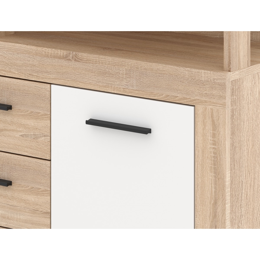 Kommode RUNA Eiche Sonoma/Weiß