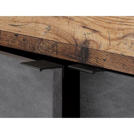 Kommode RUNEA dunkelbraun/anthrazit