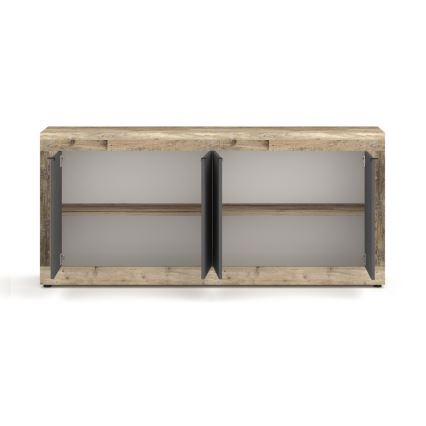 Kommode RUNEA hellbraun/anthrazit