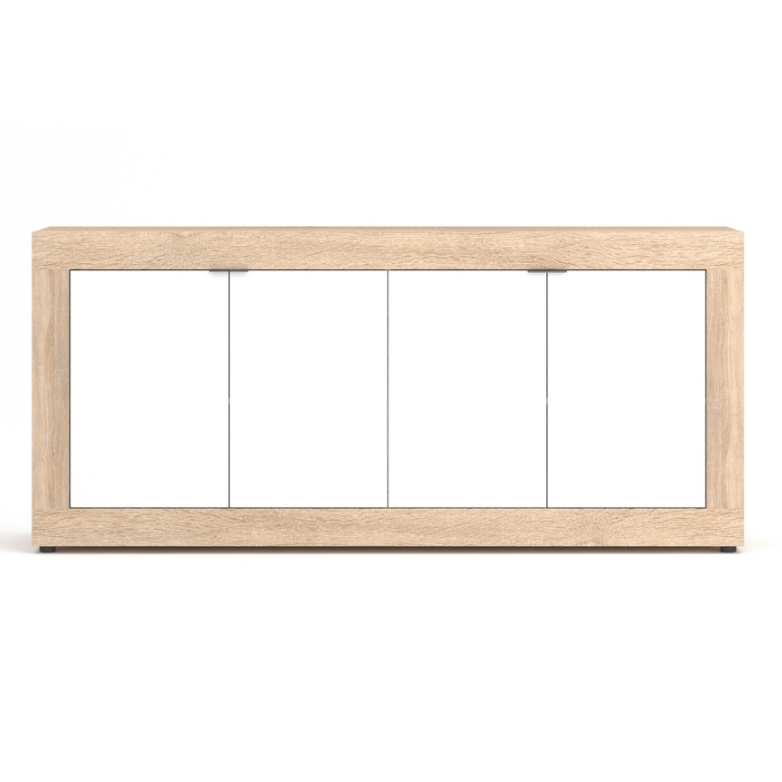 Kommode RUNEA Sonoma-Eiche/Weiß