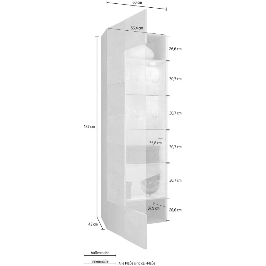 Kommode SERIAN, weiß