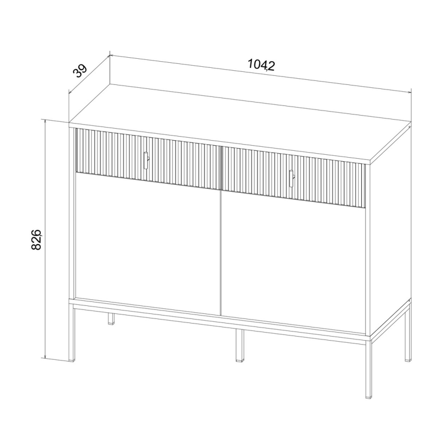 Kommode SUE beige/kaschmir