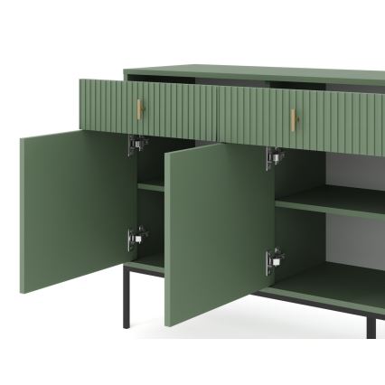 Kommode SUE grün/schwarz