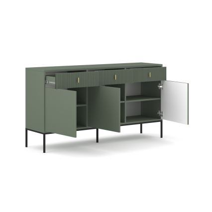 Kommode SUE grün/schwarz