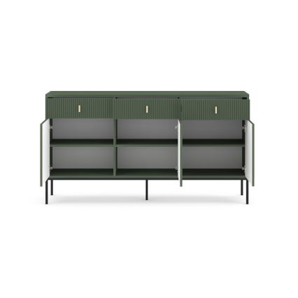 Kommode SUE grün/schwarz