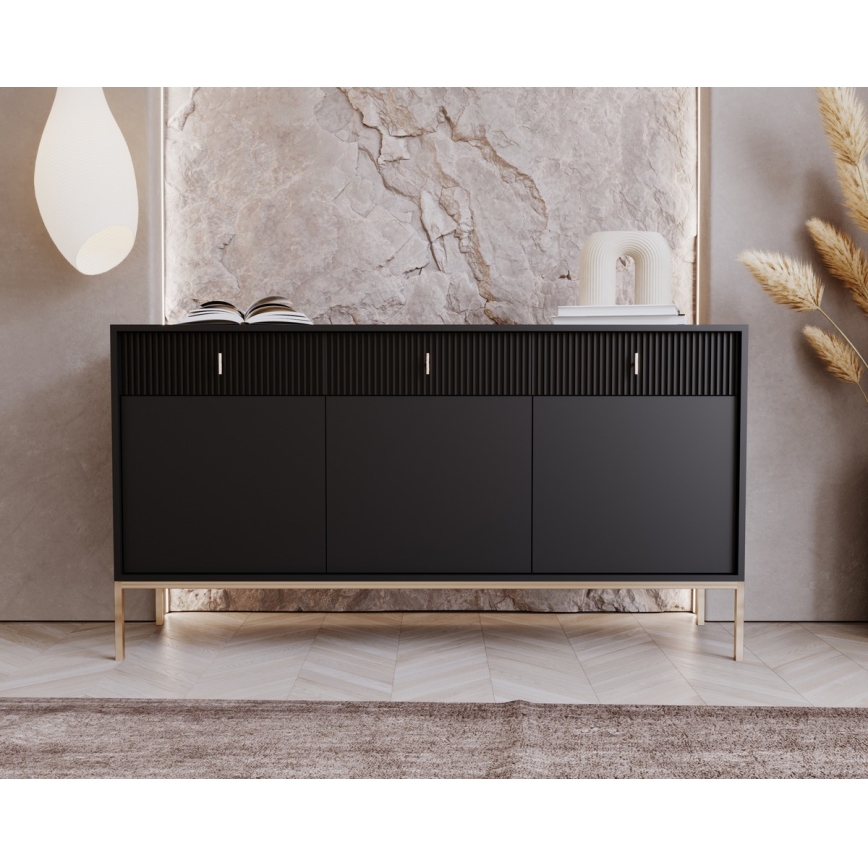 Kommode SUE, schwarz