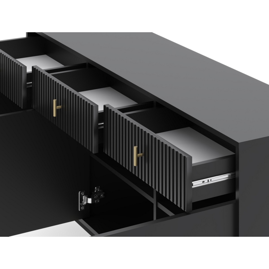 Kommode SUE, schwarz