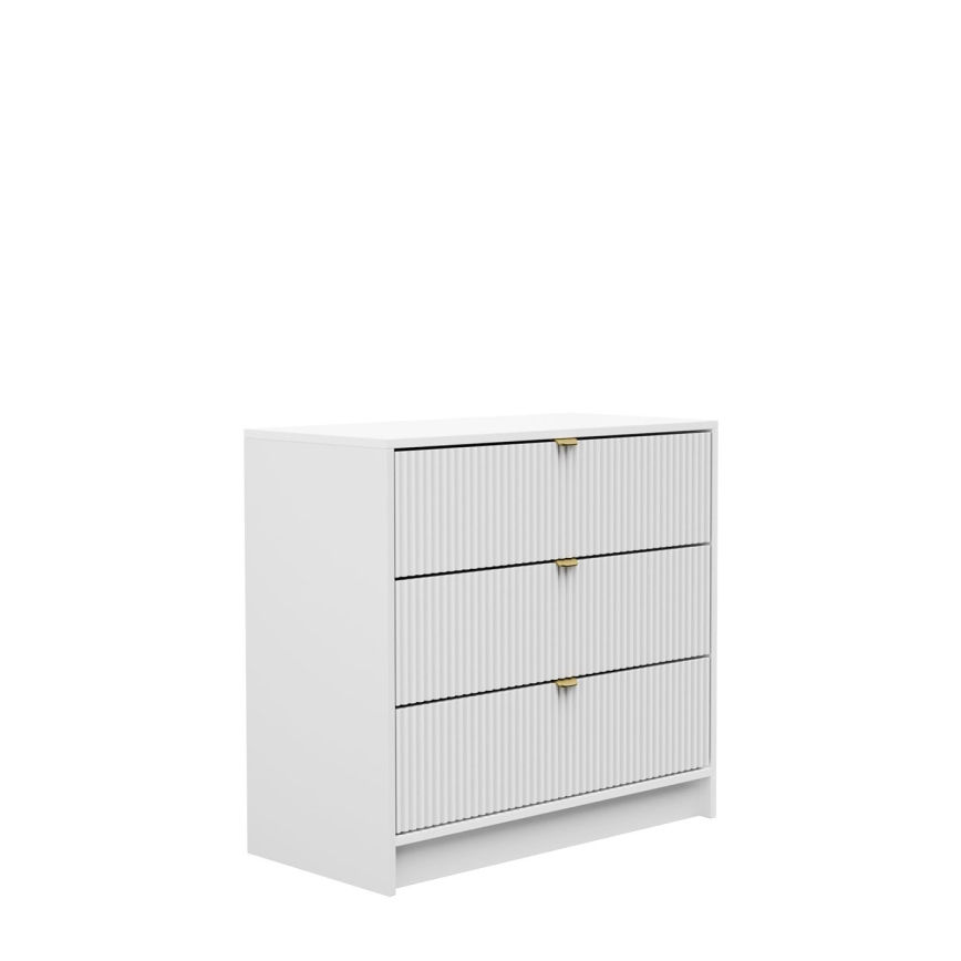 Kommode TIRENO 75x80 cm weiß