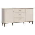 Kommode VIRO mit Schubladen, braun/beige