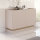 Kommode ZARPANT 75x120 cm beige/Eiche Cremona