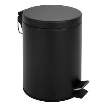 Kompakter Abfalleimer, 3 l – schwarz