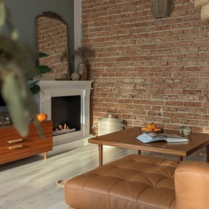 Kratki - BIO-Kamin 97,9x115 cm 3 kW Weiß