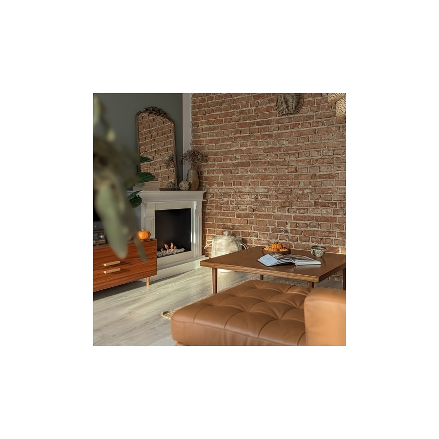 Kratki - BIO-Kamin 97,9x115 cm 3 kW Weiß