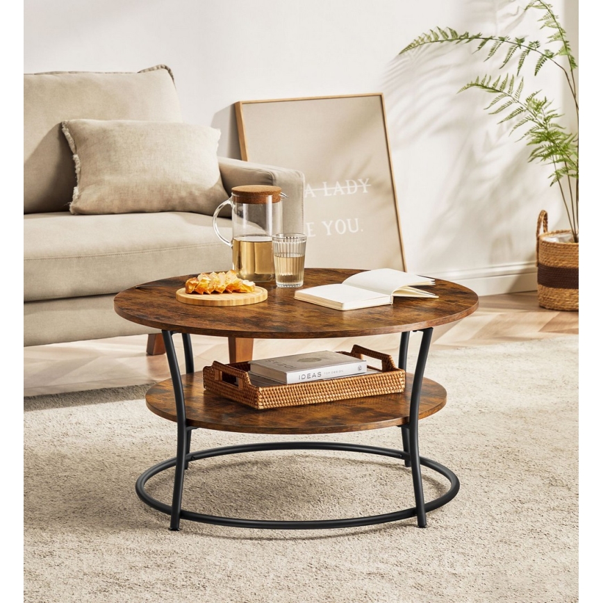 Konferenztisch ELDUR braun/schwarz