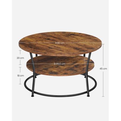 Konferenztisch ELDUR braun/schwarz