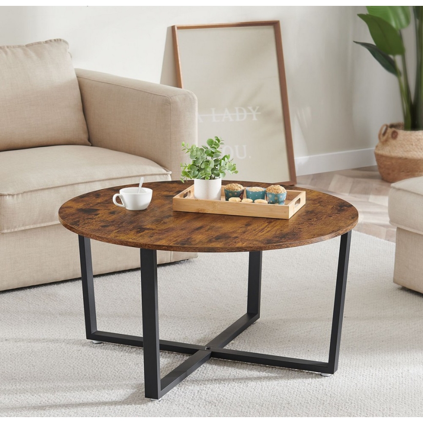 Konferenztisch ELDUR Braun/Schwarz