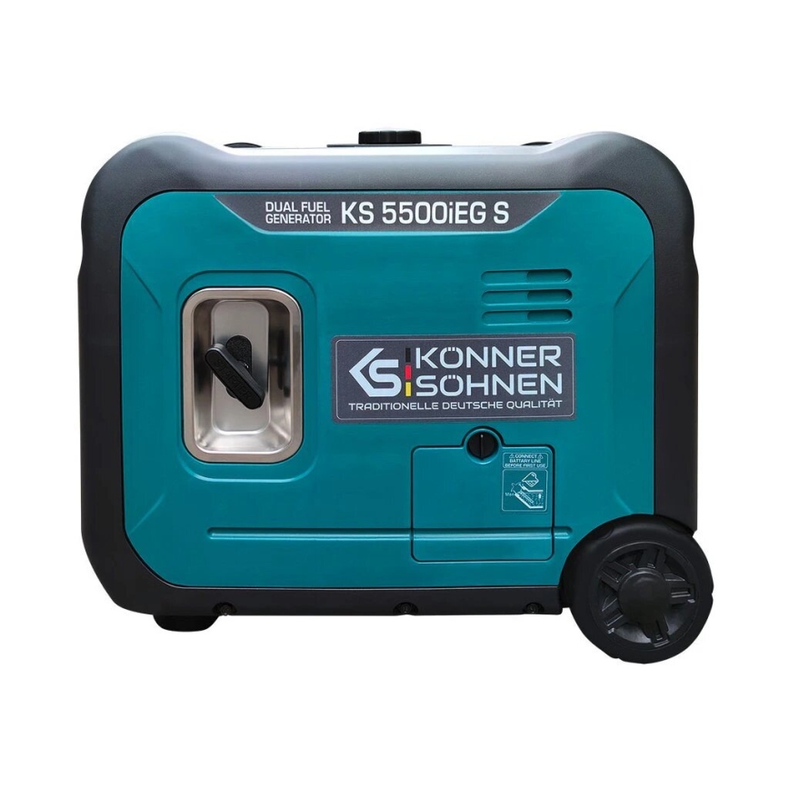 Könner & Söhnen 13046 - Gas- und Benzin-Inverter-Stromgenerator KS 5500iEG S 5500W