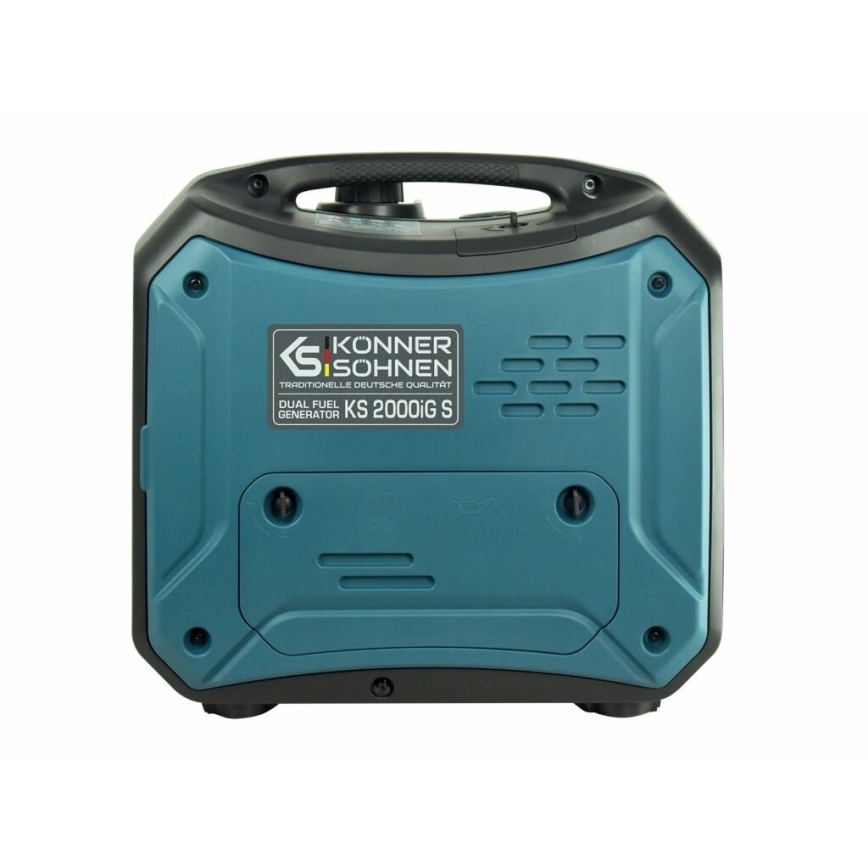 Könner & Söhnen KS7869 - Gas- und Benzin-Inverter-Stromerzeuger KS 2000iG S 2000W
