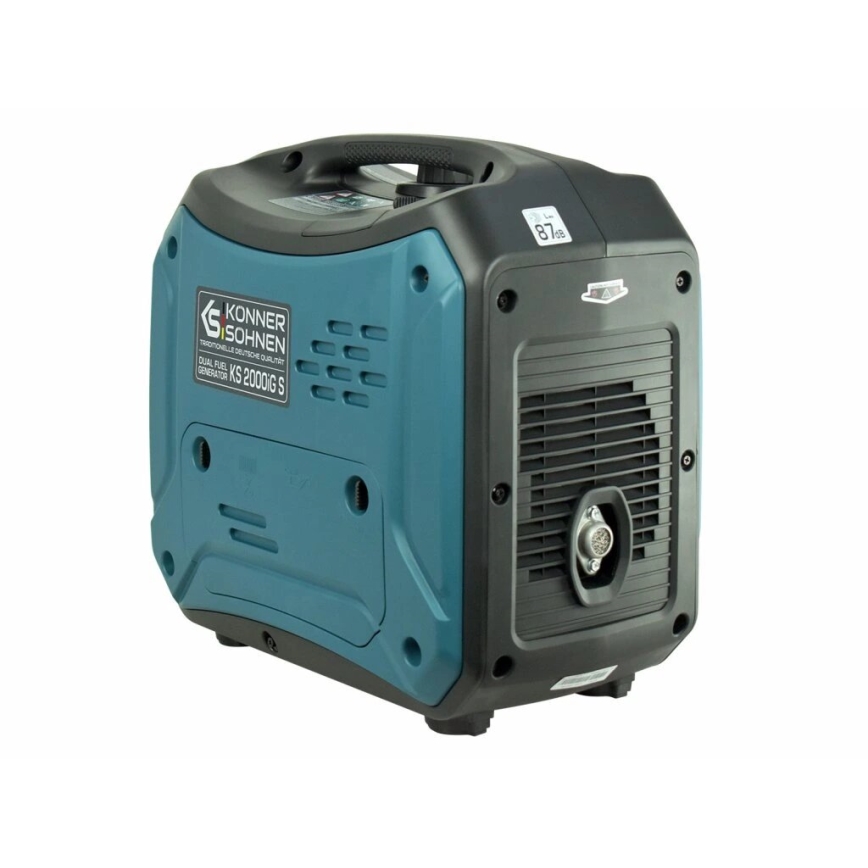 Könner & Söhnen KS7869 - Gas- und Benzin-Inverter-Stromerzeuger KS 2000iG S 2000W