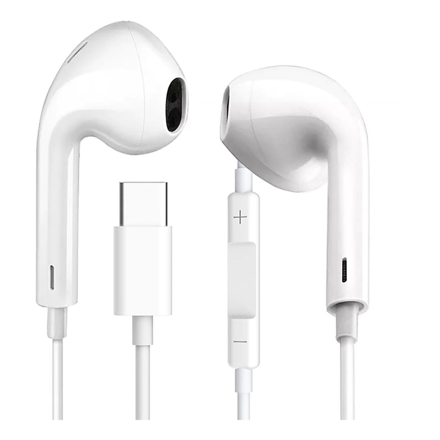 Kopfhörer mit Mikrofon USB-C weiß