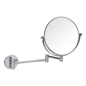 Kosmetikspiegel 23x28 cm, silberfarben