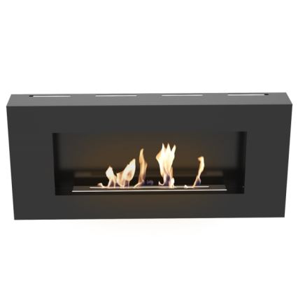 Kratki - BIO-Wandkamin 40x90 cm 1,5kW schwarz
