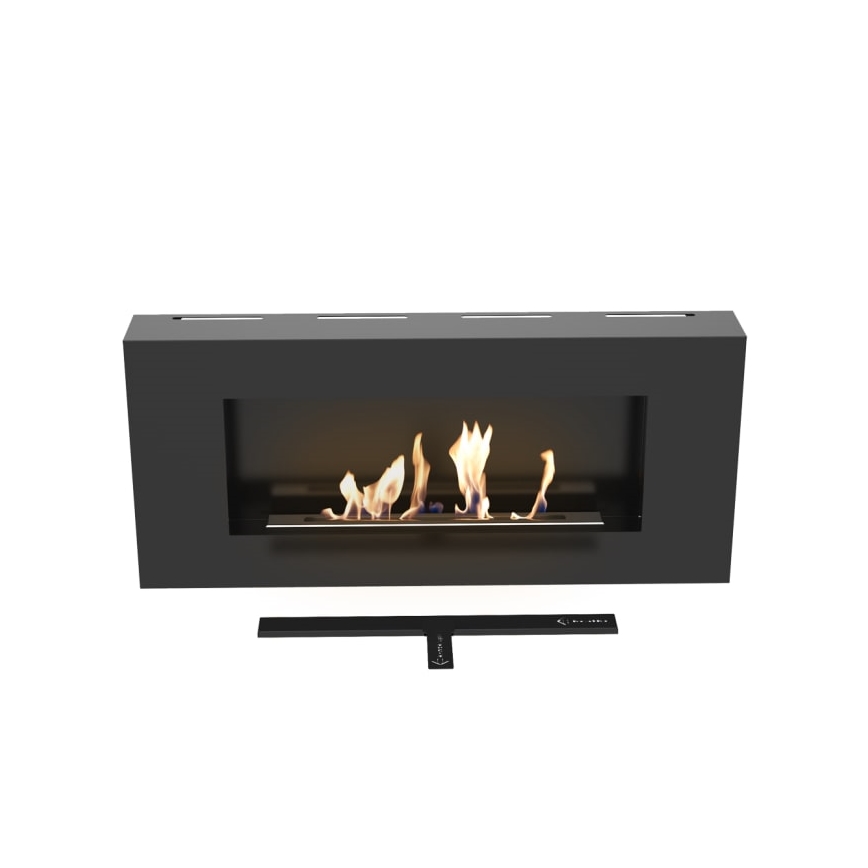 Kratki - BIO-Wandkamin 40x90 cm 1,5kW schwarz