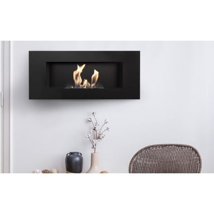 Kratki - BIO-Einbaukamin 40x90 cm 2kW schwarz