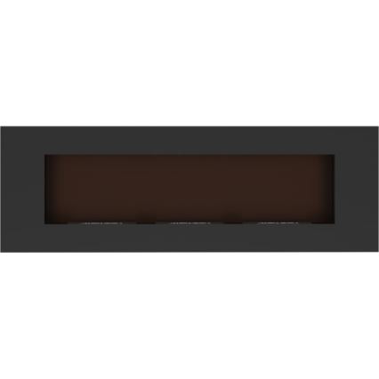 Kratki - BIO-Einbaukamin 40x120 cm 3x1,1kW schwarz