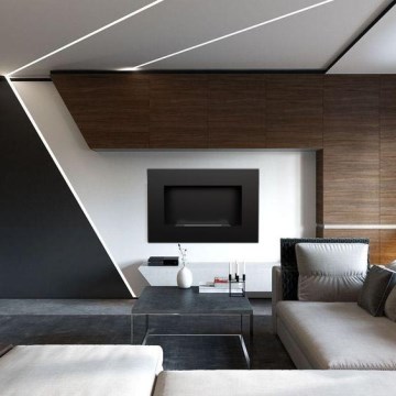 Kratki - Eingebauter BIO-Kamin 40x60 cm 2 kW schwarz