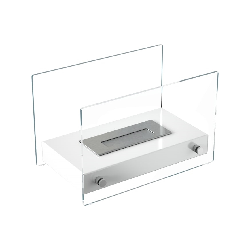 Kratki - BIO-Kamin 25,2x39cm 1kW weiß