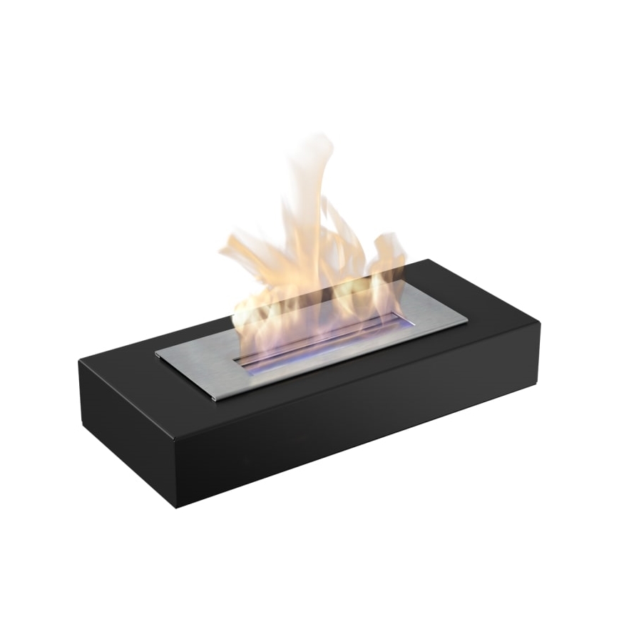 Kratki - BIO-Kamin 8,5x49 cm 2,5kW schwarz