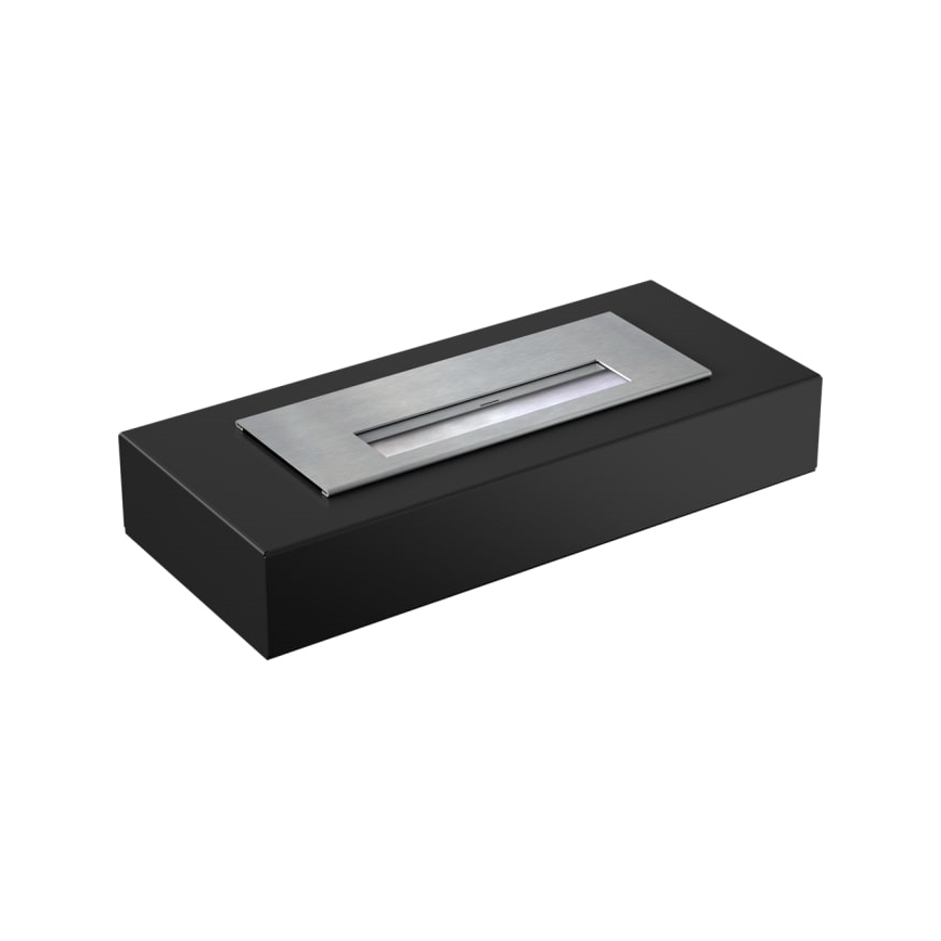 Kratki - BIO-Kamin 8,5x49 cm 2,5kW schwarz