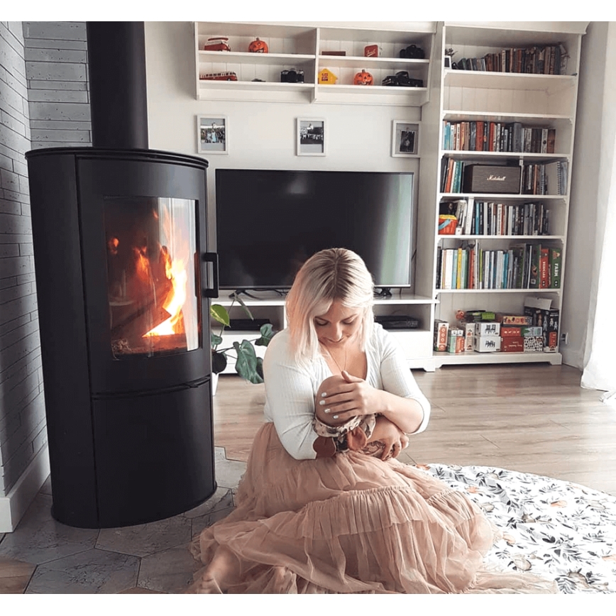 Kratki – Stahlkamin 8kW 150mm