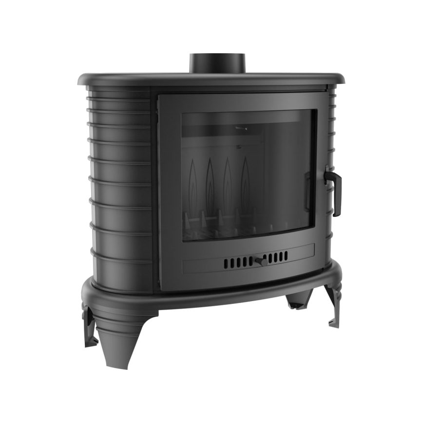 Kratki – Gusseiserner Kamin 9kW 130 mm
